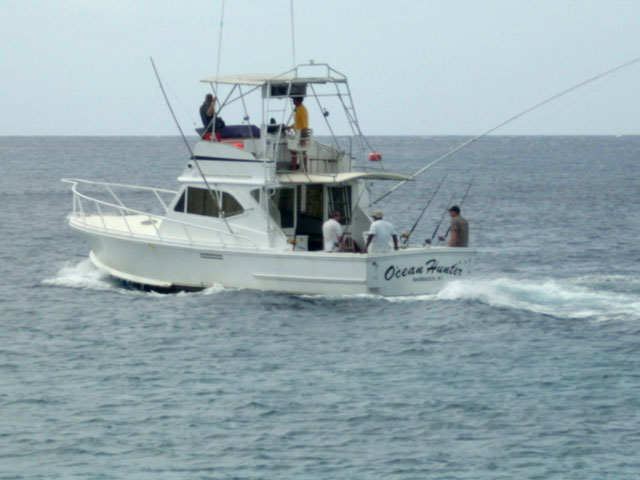 High Seas Fishing Charters - Ocean Hunter at sea Barbados